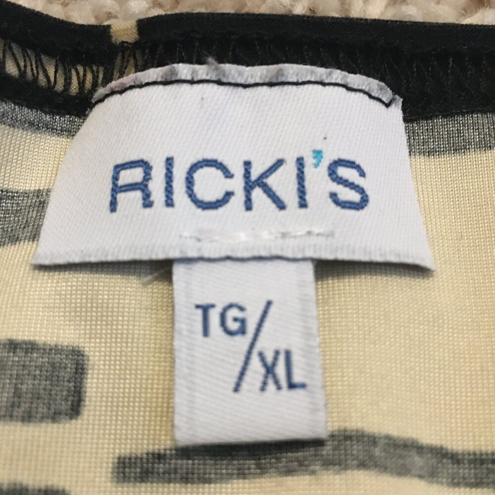 Vintage Y2K Rickiβs Barcode Cyber Graphic Tank Top - XL Made in Canada - Picture 8 of 15